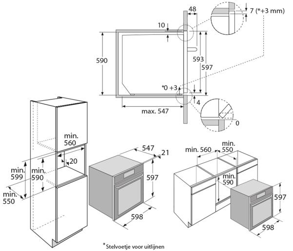 OVEN BO6SA2T2-42W-CS6574M1C ATA