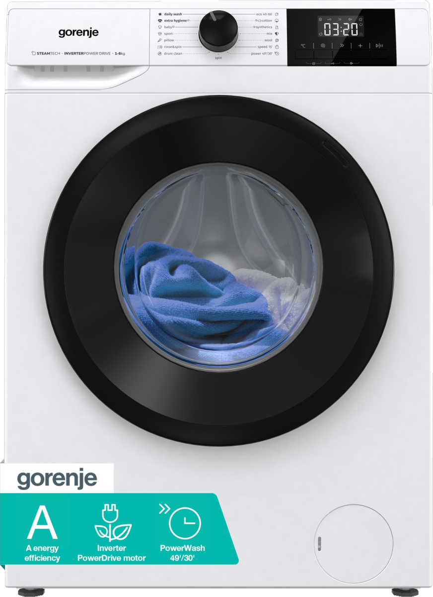 Levně Gorenje Automatická pračka - W3NGPI61SAS