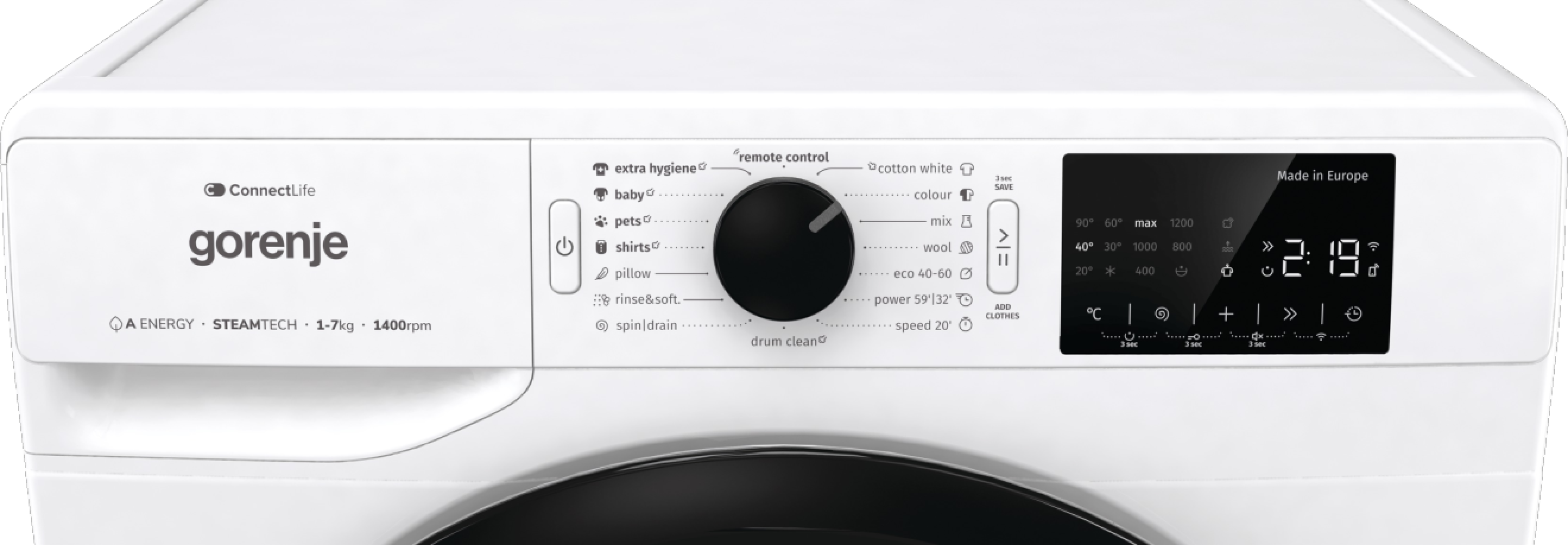 Maşină de spălat - WPNEI74SA1SWIFI - GORENJE