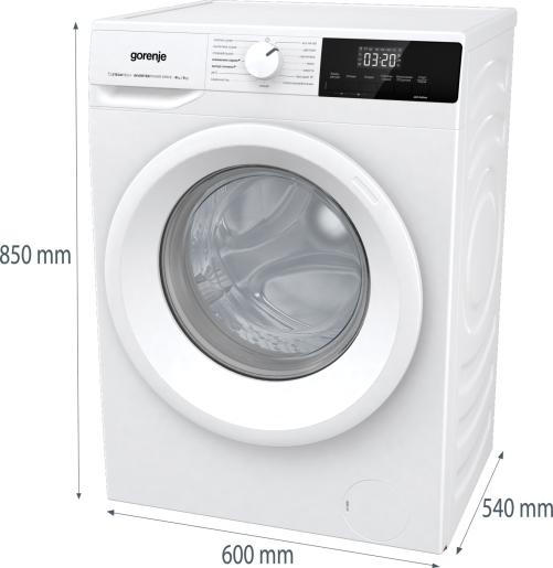 WASHER-DRY WDLA8014 W3D2A854ADS/R GOR