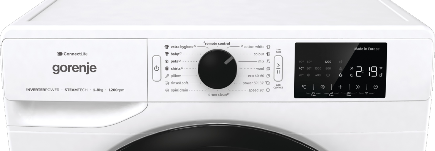 WASHER PS22/67122 WPNEI82SBSWIFI GOR