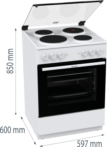 COOKER FC6A3A-BSDA2 GE6A40WB GOR