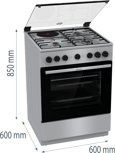 COOKER FK6A3C-D1DDE GK6B41XD GOR