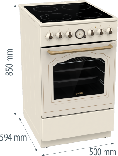 COOKER FR514C-CEDA2 GECS5B70CLI GOR