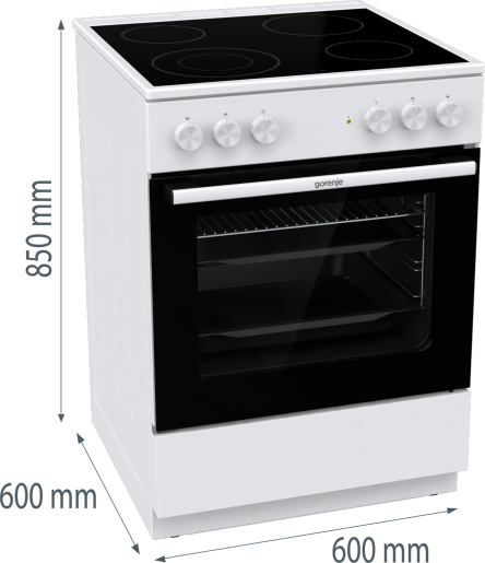 COOKER FR6A3A-CEDA2 GEC6A41WC GOR