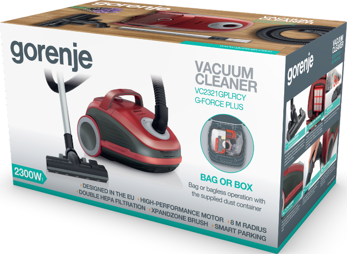 VACUUM CLEANER VC2321GPLRCY GOR