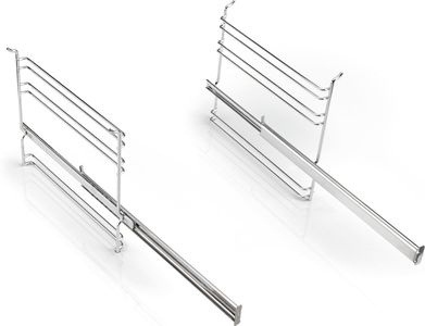FULLY EXT.INOX 1-LEVEL PULL-OUT GUIDES