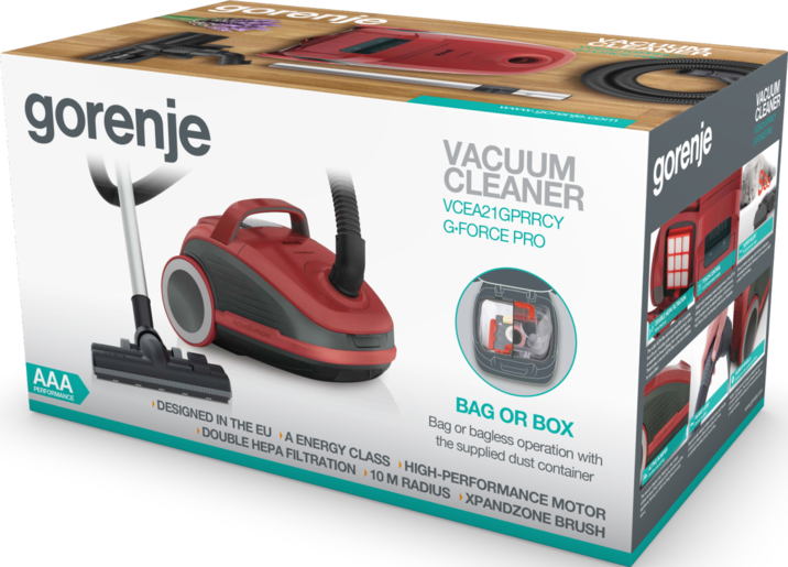 VACUUM CLEANER VCEA21GPRRCY GOR