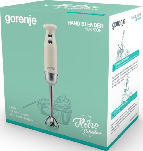 HAND BLENDER HBX603RL GOR