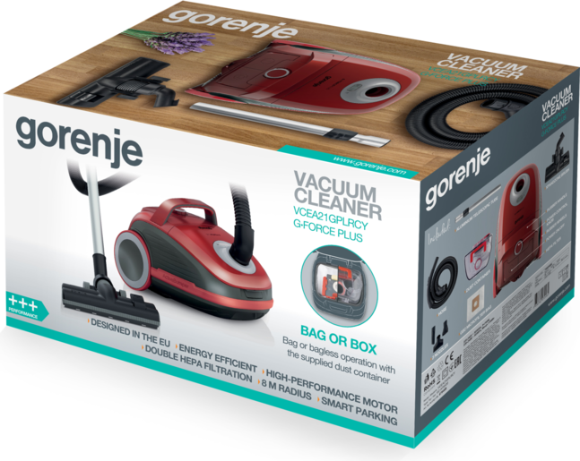 VACUUM CLEANER VCEA21GPLRCY GOR