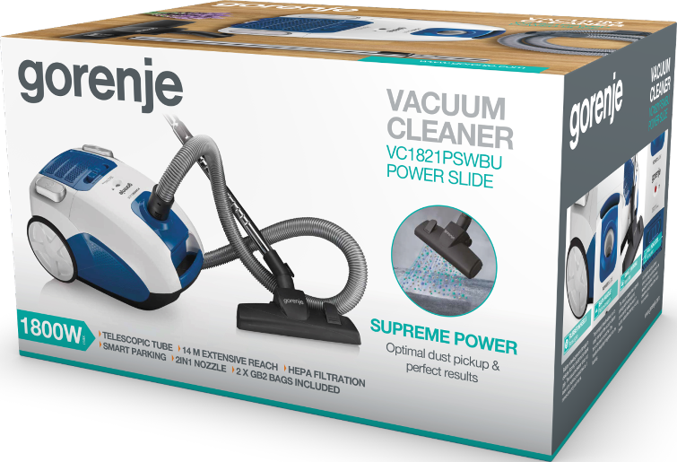 VACUUM CLEANER VC1821PSWBU GOR