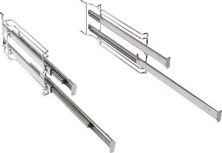 PARTLY EXTEN.2-LEVEL PULL-OUT GUIDES