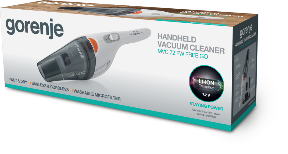 HANDHELD VACUUM CLEANER MVC72FW GOR