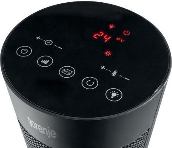 CERAMIC HEATER WITH FLAME HF2000L